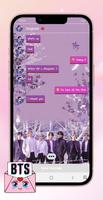 BTS Messenger : Chat Simulator capture d'écran 1