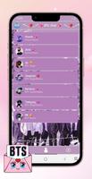 BTS Messenger : Chat Simulator capture d'écran 2