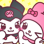 Kuromi And My Melody Wallpaper-icoon