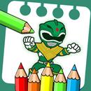 Green Ranger Coloring Book APK