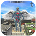 آیکون‌ Crime Vegas Air Strike: Crime Angel Superhero Game