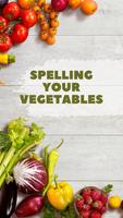 Vegetable Name Typing and Quiz Affiche