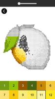Pixel Fruits Color By Number Game screenshot 2
