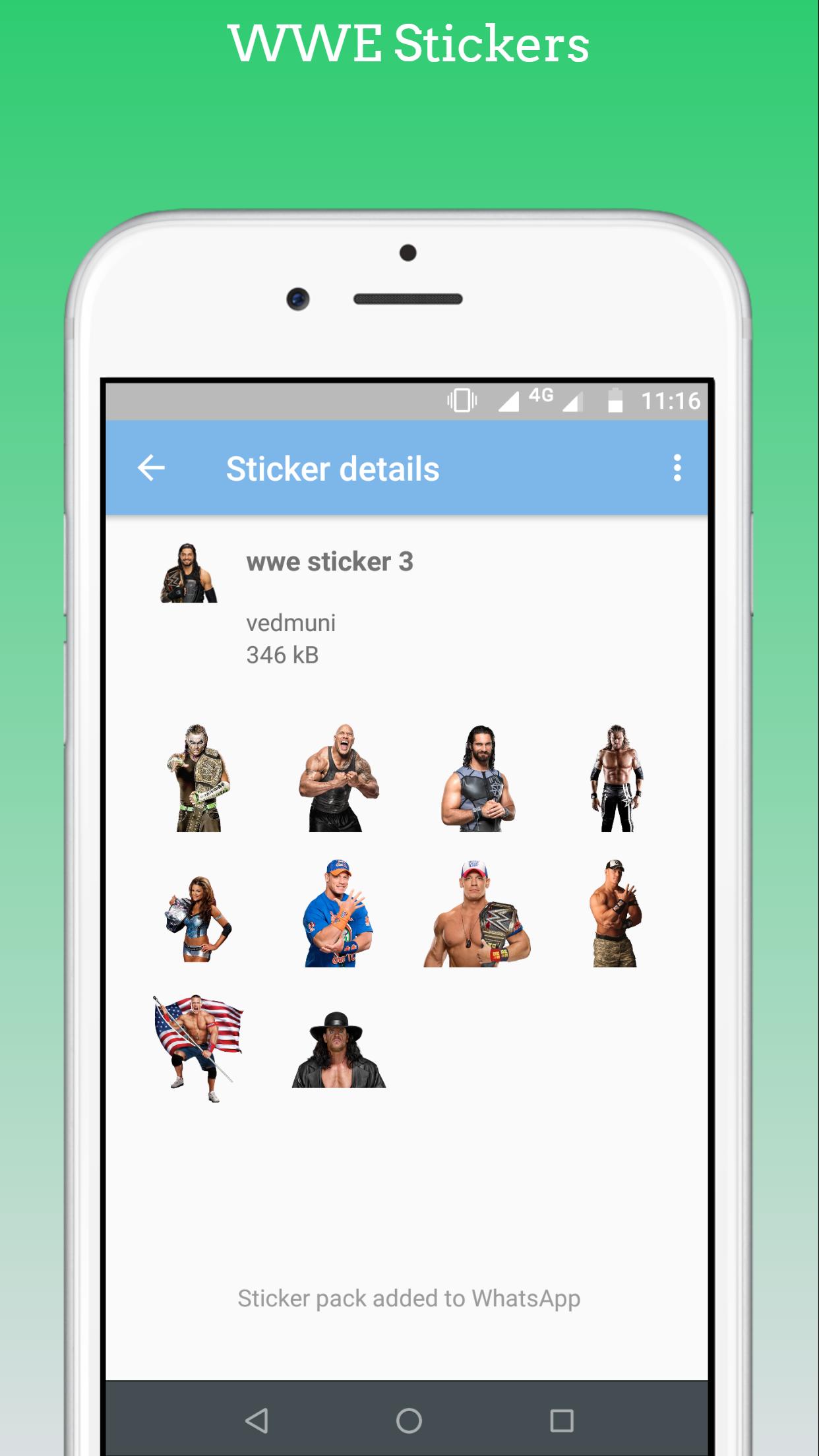 Wwe Stickers For Whatsapp Wastickerapps For Android Apk Download