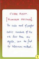 Vedic Maths - CubeRoot - Yavad Plakat