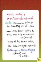 Vedic Maths Equations Solving syot layar 1