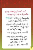 Vedic Maths - Factorization --poster