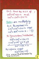 Vedic Maths - HCF poster