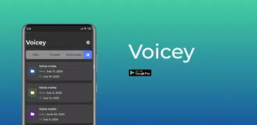 Voicey: WhatsApp voice message