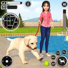 Dog Simulator Pet Dog Games 3D simgesi