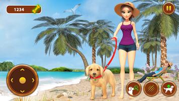 Dog Simulator Pet Dog Games 3D постер