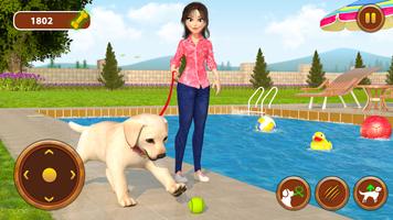 Dog Simulator Pet Dog Games 3D скриншот 1