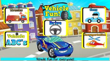 Vehicle Games for Toddlers! Cars & Trucks for Kids Affiche