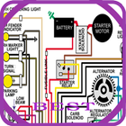 vehicle wiring diagram apps أيقونة