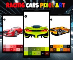 RetroWave Color by Number: Racing Car Pixel Art capture d'écran 1
