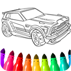 Monster Truck & Cars Coloring icône