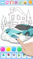 Monster Truck & Cars Coloring screenshot 2