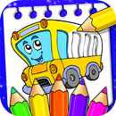 Vehicle Coloring Book Game APK