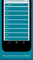 Vehicle Service Reset Pro 截图 1