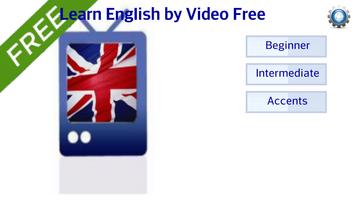 Learn English by Video Free پوسٹر