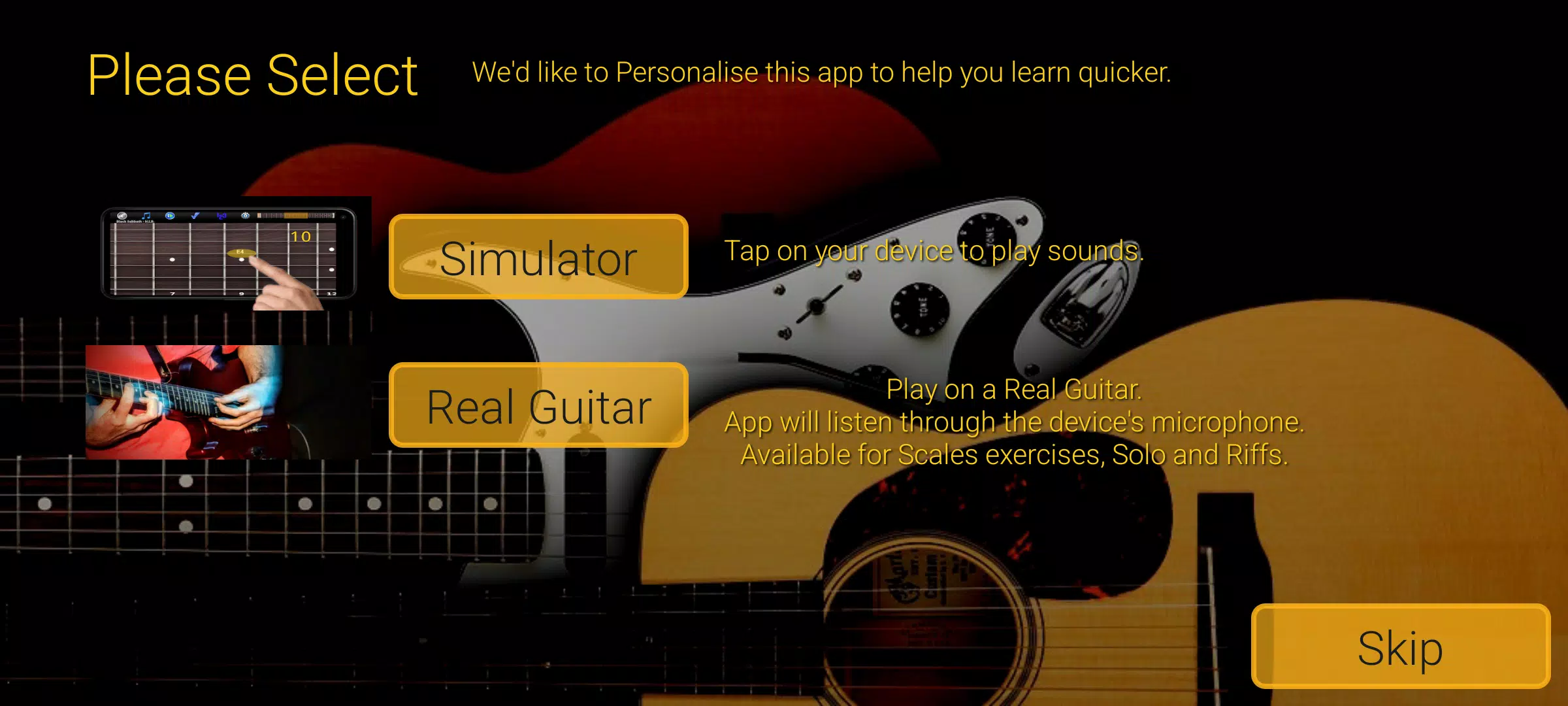 gammes et accords guitare APK pour Android Télécharger