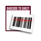 Barcode to Sheet icon