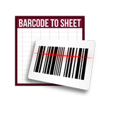 Barcode to Sheet 图标