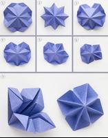 Simple Origami Tutorial Design and Idea Affiche
