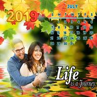 برنامه‌نما Calendar Photo Frames 2019 عکس از صفحه