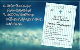 Baptism Invitation ảnh chụp màn hình 2