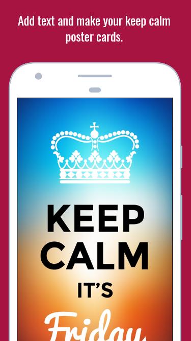 pic Keep Calm Logo Maker apk pure