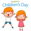 Childrens Day Stickers for WhatsApp