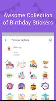 Happy Birthday Stickers - WASt スクリーンショット 1