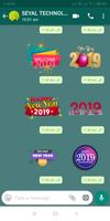 New Year 2019 Stickers for WhatsApp capture d'écran 2