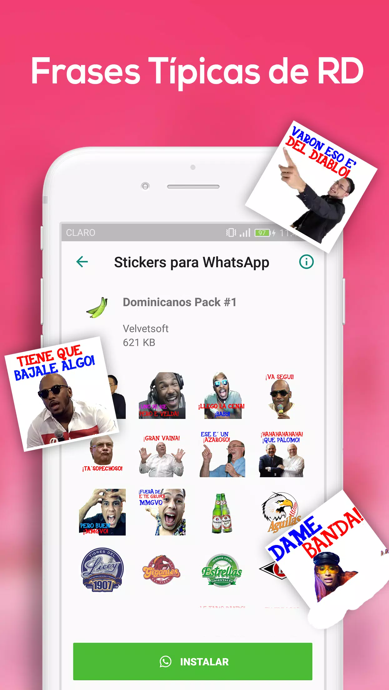 Descarga de APK de Stickers Memes Dominicanos - WAStickerApps Emojis para  Android