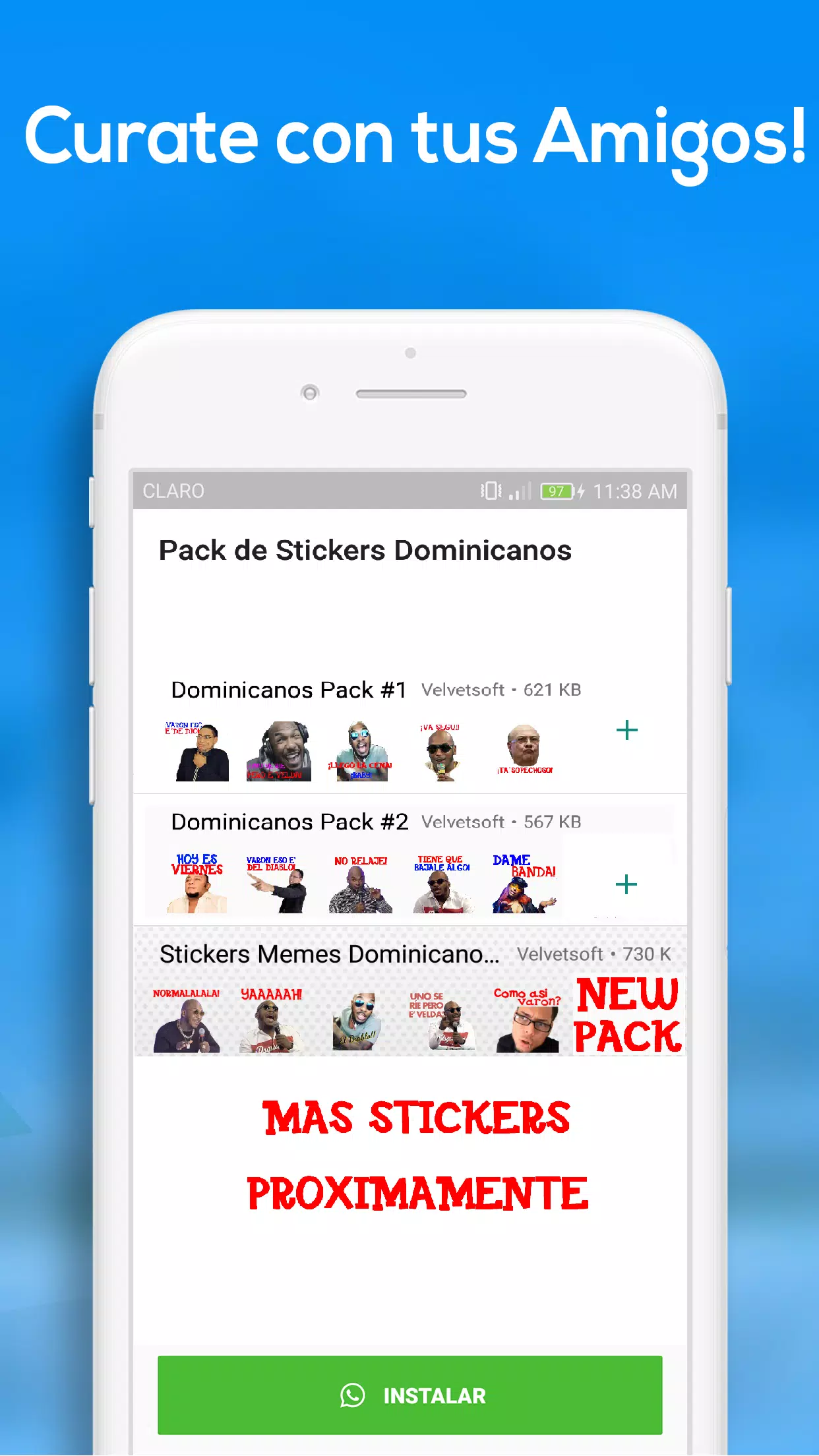 Descarga de APK Stickers Memes Dominicanos - WAStickerApps Emojis para Android