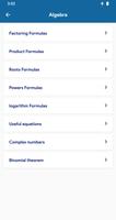 Math Formulas & Dictionary capture d'écran 3