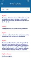 Math Formulas & Dictionary Cartaz