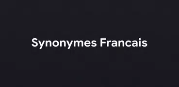 Synonymes Francais