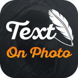 Ecrire texte sur photos icône