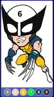 Symbiote Superhero Coloring plakat