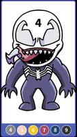 Symbiote Superhero Coloring screenshot 1