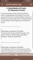 CPC Civil Procedure Code 1908 اسکرین شاٹ 2