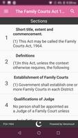 FCA 1964 - Family Courts Act تصوير الشاشة 1