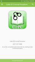 Poster CrPC 1898 Criminal Procedure