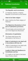 Pakistani Constitution capture d'écran 1