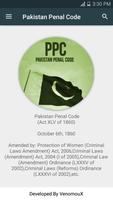 PPC Pakistan Penal Code 1860 پوسٹر