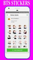 BTS Stickers Ekran Görüntüsü 3