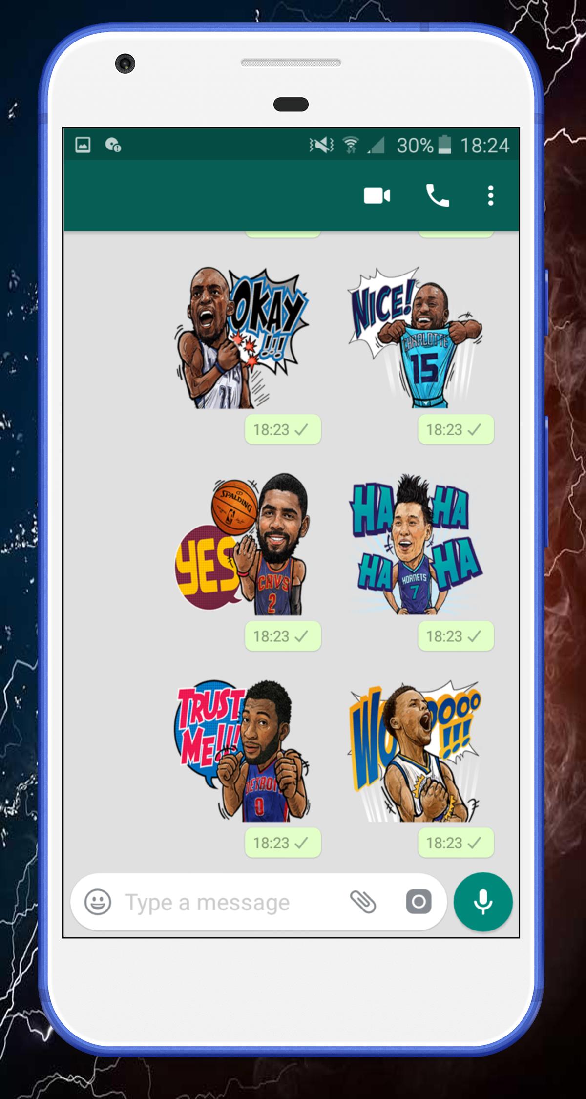 Nba Basketball Stickers For Whatsapp Wastickerapps For Android