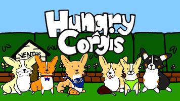 Hungry Corgis Poster
